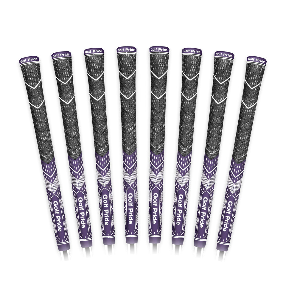 Golf Pride MCC Plus4 close-up with brushed cotton upper hand for a dry grip.
