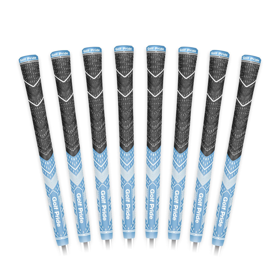 Golf Pride MCC Plus4 grip closeup shows cord texture for all-weather control.