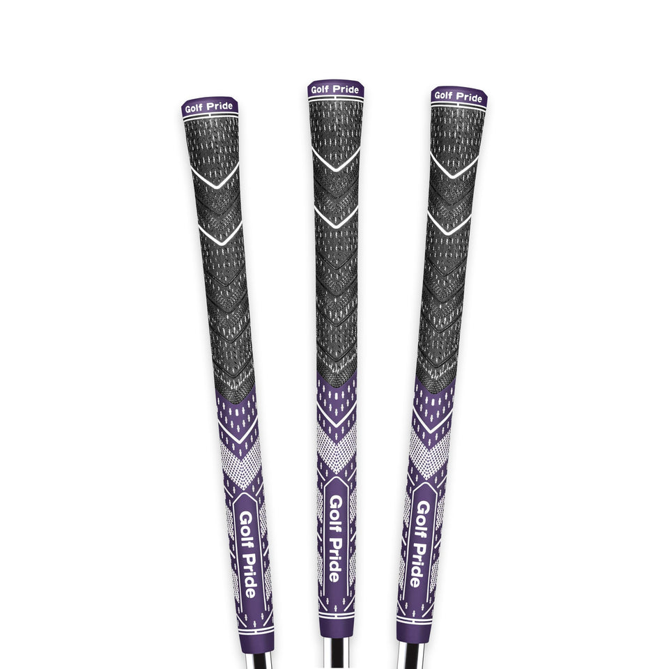 Golf Pride MCC Plus4 grip closeup reveals textured surface for secure grip.