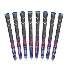 Golf Pride MCC Plus4 navy-orange hybrid grip for all-weather performance