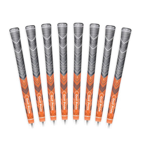 Golf Pride MCC Plus4 upper-brushed-cotton-cord for a secure, moisture-wicking grip in all conditions.