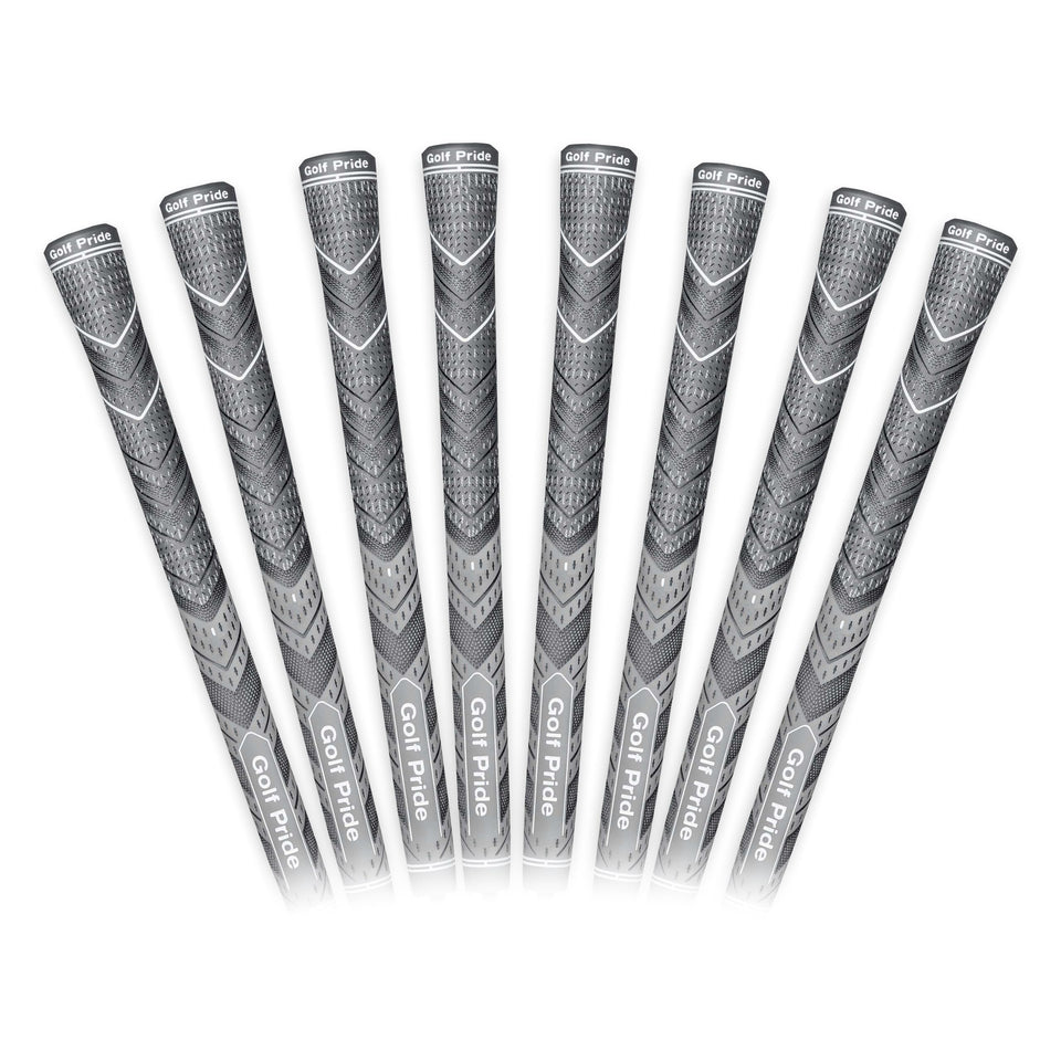 Golf Pride MCC Plus4 upper-cord texture provides a secure grip in wet conditions.