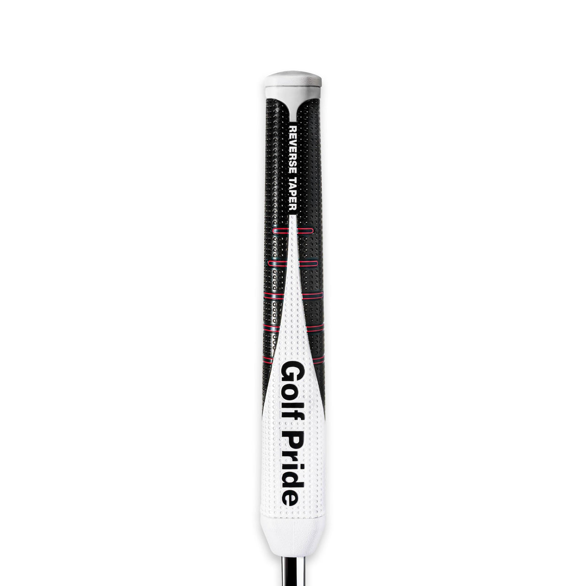 Golf Pride Reverse Taper putter grip close-up shows tacky texture for secure grip