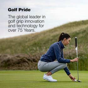 Reverse Taper grip helps promote a square face at impact with better control