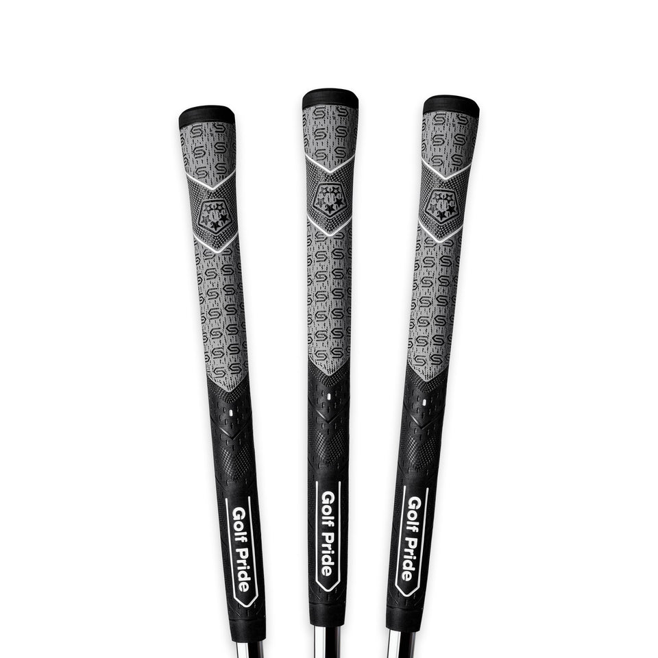 Golf Pride MCC Plus4 grip upper-hand logo texture for confident control.