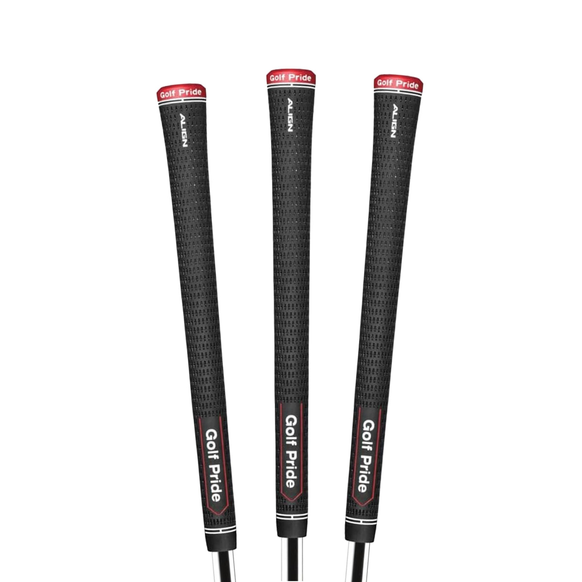 Golf Pride Tour Velvet ALIGN grip raised ridge for consistent hand placement.