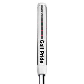 Golf Pride Zero Taper putter grip flat-front paddle for consistent hand feel.