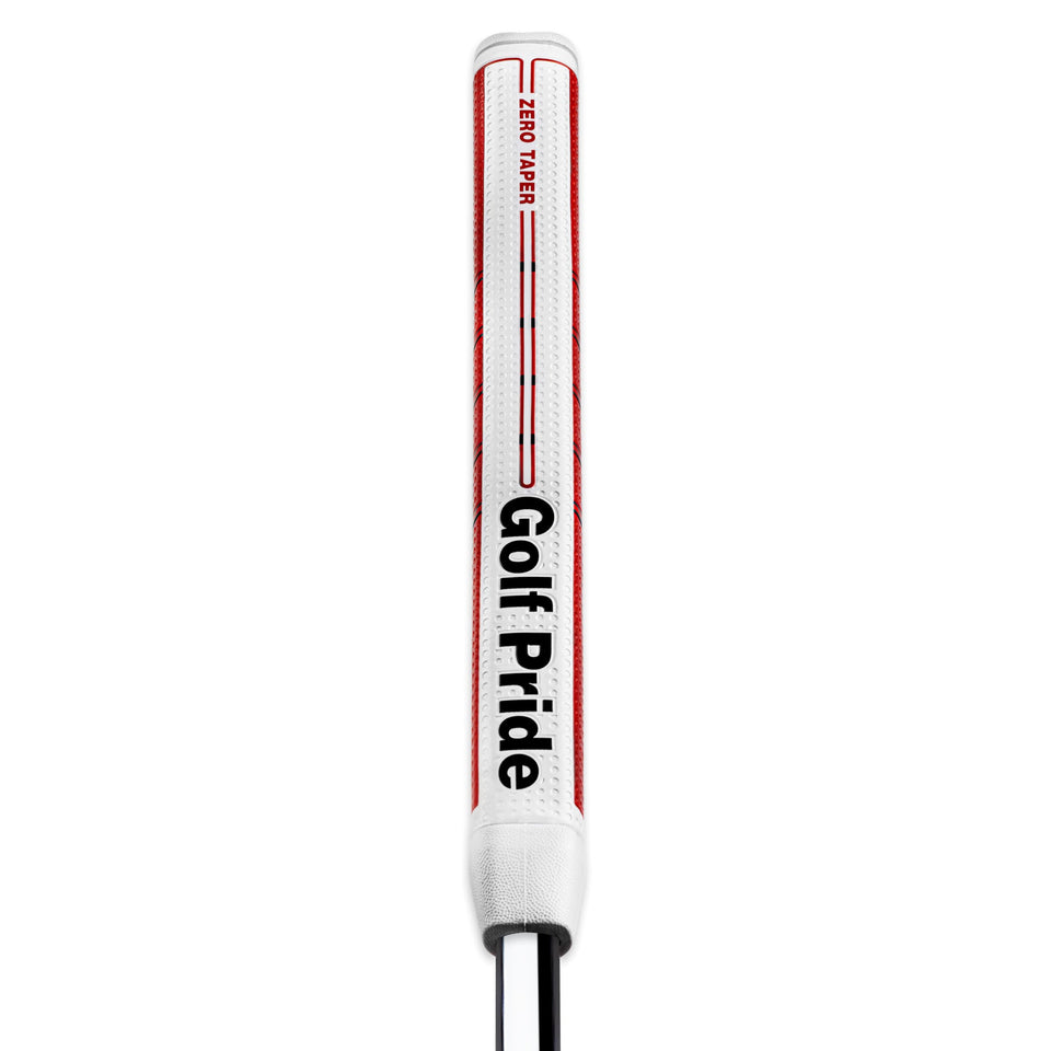Golf Pride Zero Taper putter grip front view shows parallel design for consistent hand feel