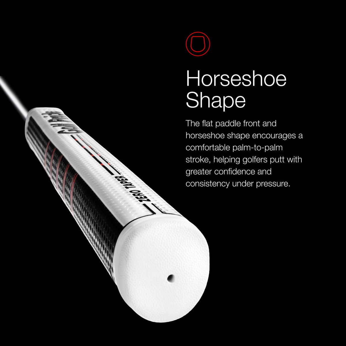 Golf Pride Zero Taper putter grip durable molded construction for reliability