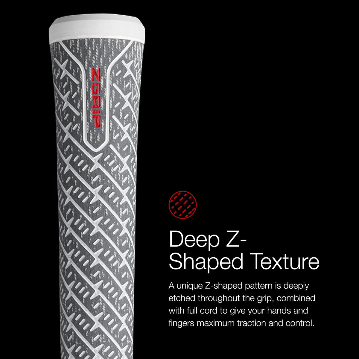 Golf Pride ZGRIP ALIGN MAX demonstrates all-weather control and reliable traction.