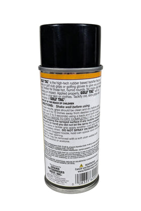 Golf Tac Grip Spray application demonstrates easy grip refresh