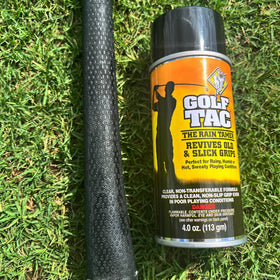 Golf Tac Grip Spray invisible-finish provides discreet grip support