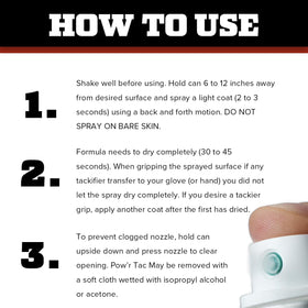 Golf Tac Grip Spray formula is mess-free and keeps hands clean