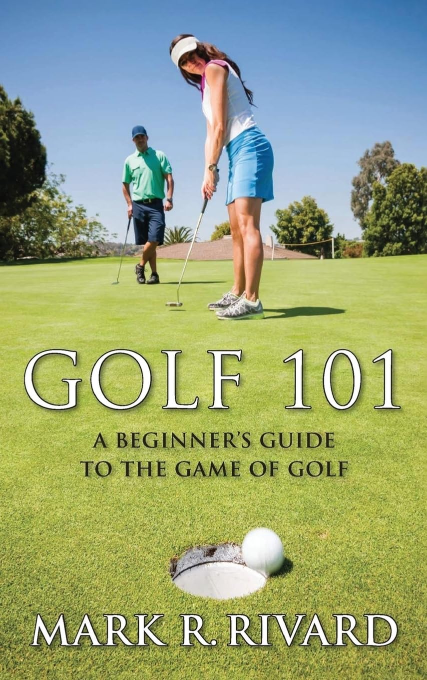 Golf 101 cover image showcases a friendly primer for new golfers, emphasizing language and fundamentals.
