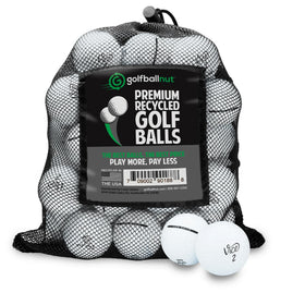 GolfBall Nut 48-pack bulk recycled balls for budget-friendly practice.