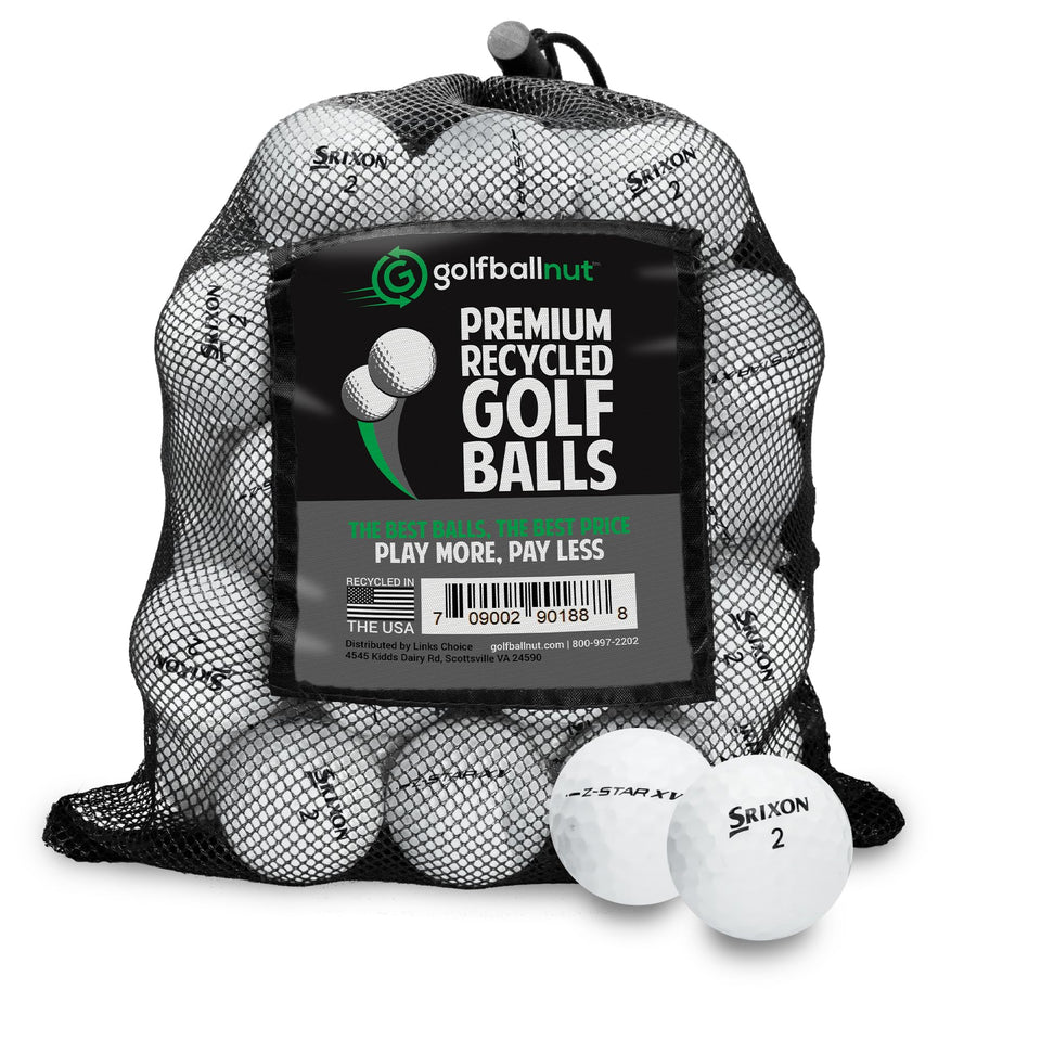 GolfBall Nut 48-pack recycled Srixon Z-series mix, ready for practice.