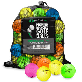 GolfBall Nut 48 used golf balls bulk mix for casual play and practice.