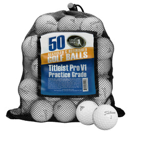 GolfBall Nut 50 used Pro V1 and V1X balls, ideal for range practice.