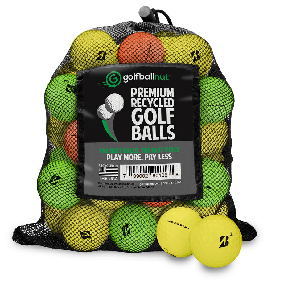 GolfBall Nut Bridgestone color mix 48-pack for easy tracking and practice on the course