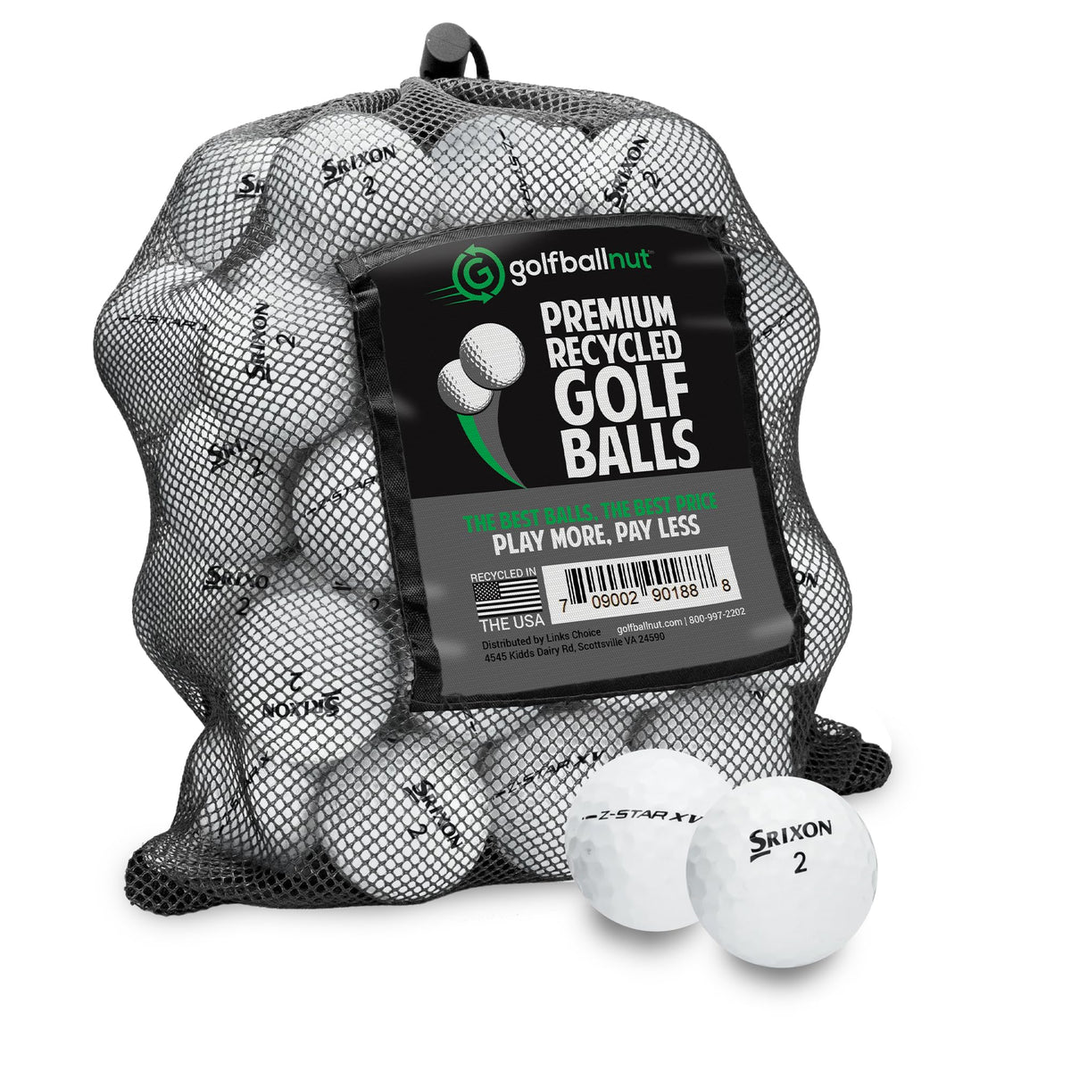 GolfBall Nut eco-friendly golf gear supporting greener courses.