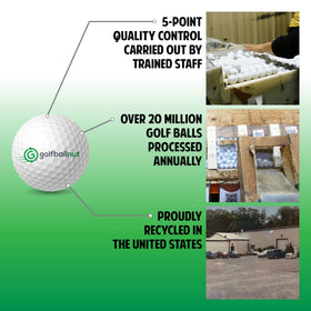 GolfBall Nut good condition 3A balls suitable for casual rounds