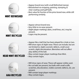 GolfBall Nut packaging varies, showcasing sustainable reuse for practice.
