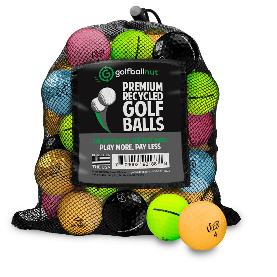 GolfBall Nut Vice color mix 48-pack for budget-friendly practice and play