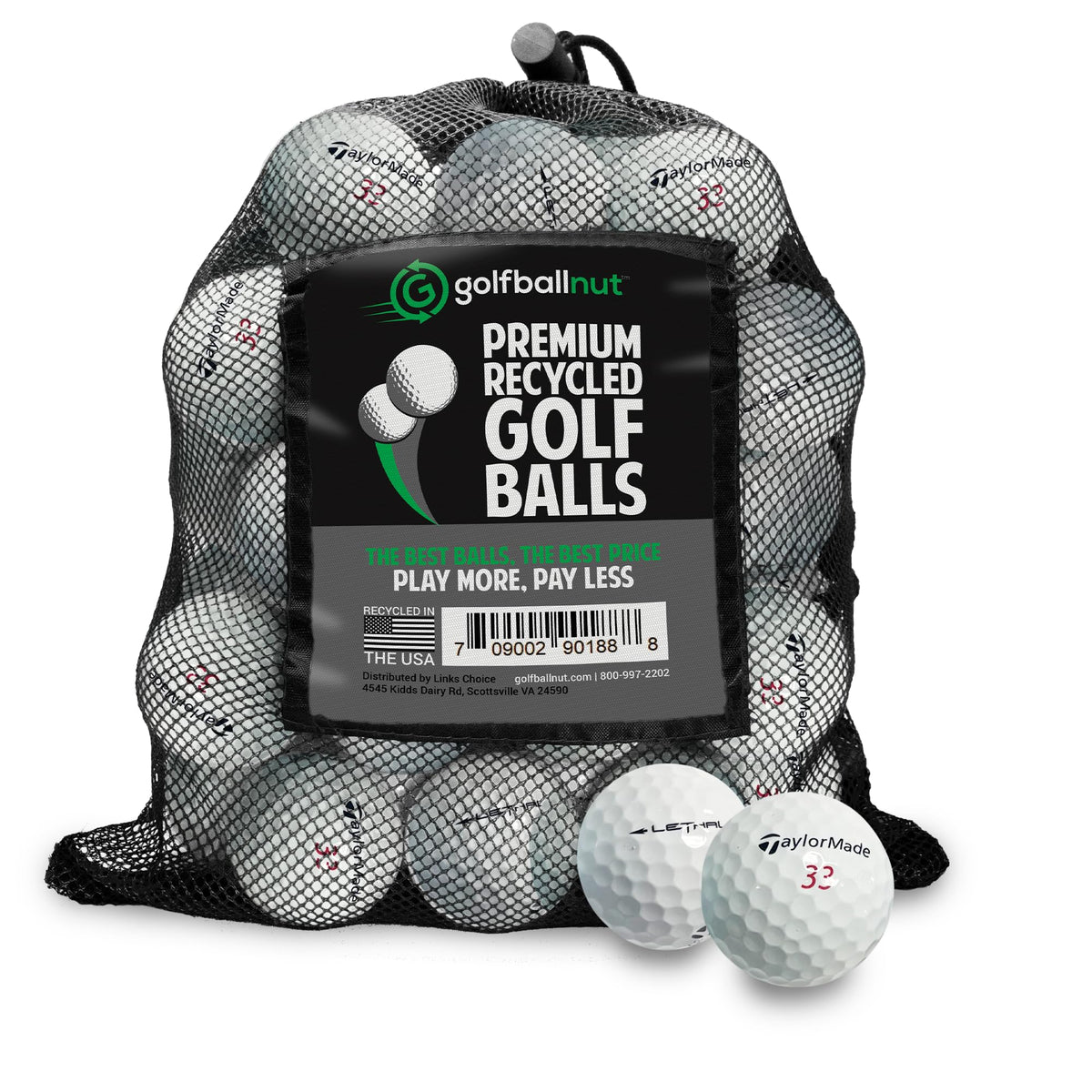 GolfBall Nut 48-pack Taylormade tour mix balls for affordable practice.