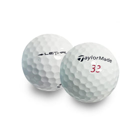 GolfBall Nut 4A-3A recycled balls, ready for practice rounds.