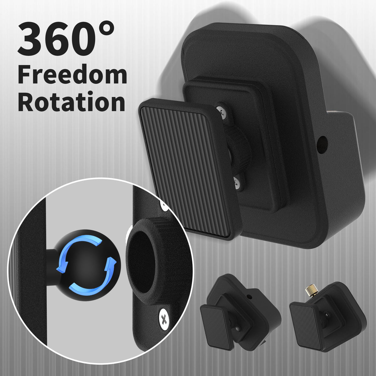 GOLFCOZER 360-degree rotation for portrait or landscape viewing on cart