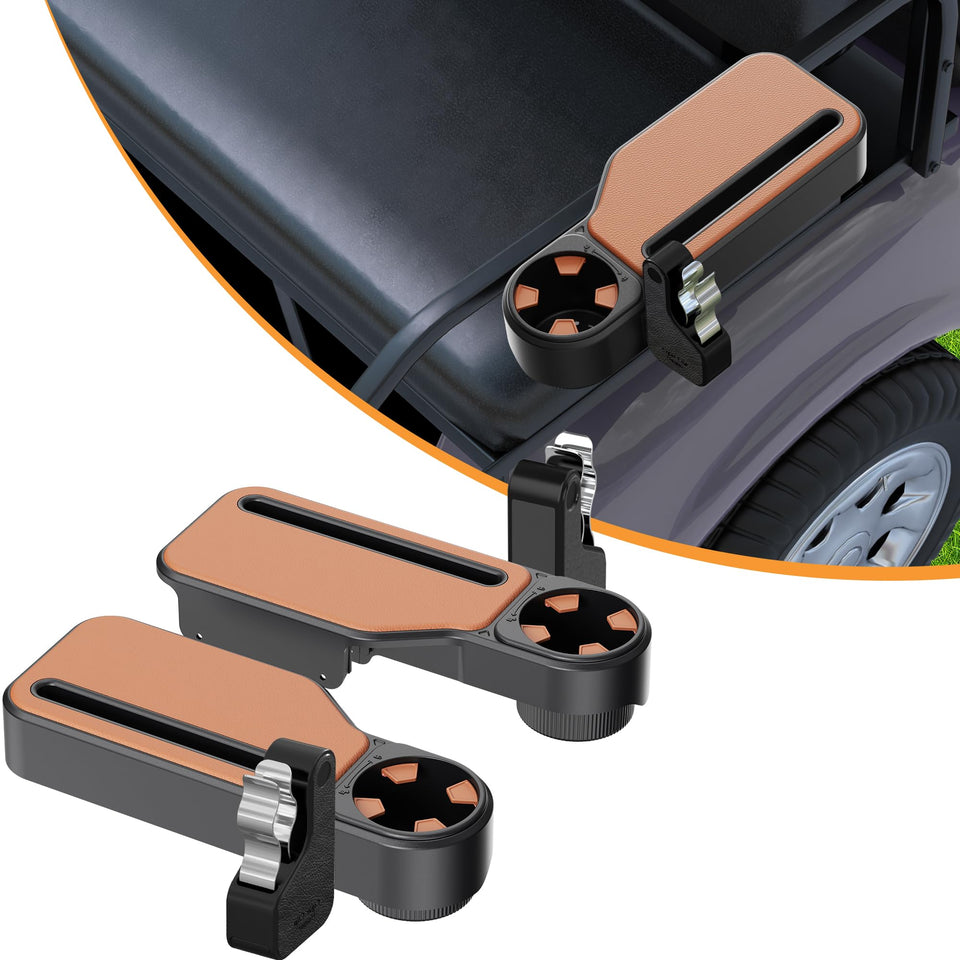 Golfcozer armrest ergonomic design delivers comfortable course support
