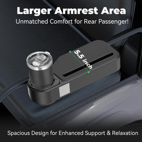 GOLFCOZER Armrest silicone drainage tray prevents water buildup during rides.