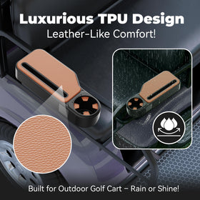GOLFCOZER waterproof durable armrest for outdoor use.
