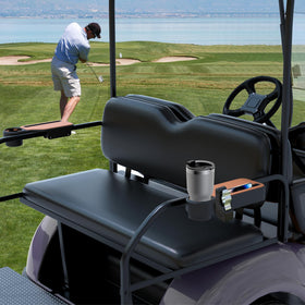 Golfcozer oversized cup holder keeps drinks secure during rides
