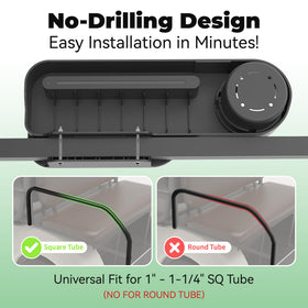 GOLFCOZER universal fit for 1-inch square tubes.