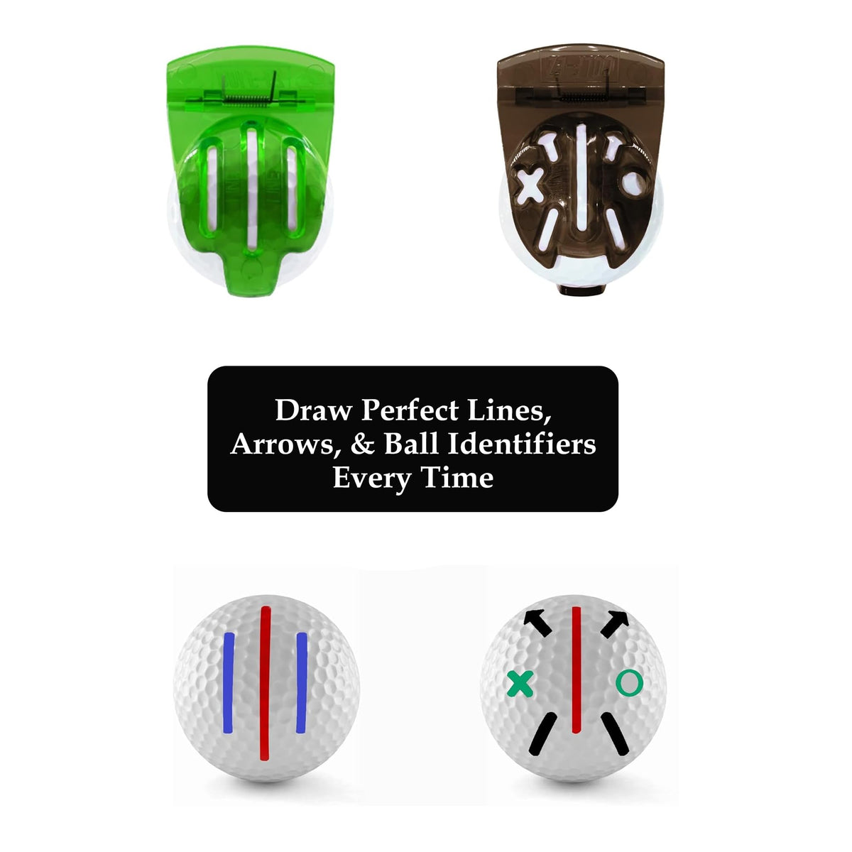 Golf-EZ ball and tee holder organizes tees and balls for fast play.