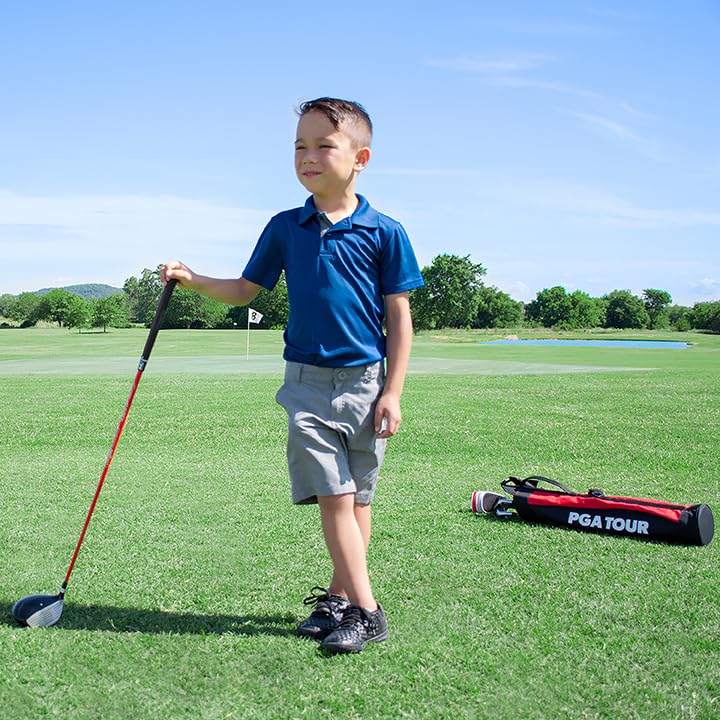 Golfgen lightweight carry bag with large pockets for gear.