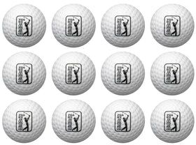 Golfgen PGA Tour foam ball closeup; larger size for easier striking