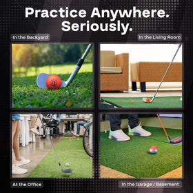 Golfgen PGA Tour foam ball with mesh carry bag for easy transport.