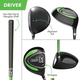 Golfgen PGA Tour G1 Series mallet putter with alignment aid boosts accuracy on greens.