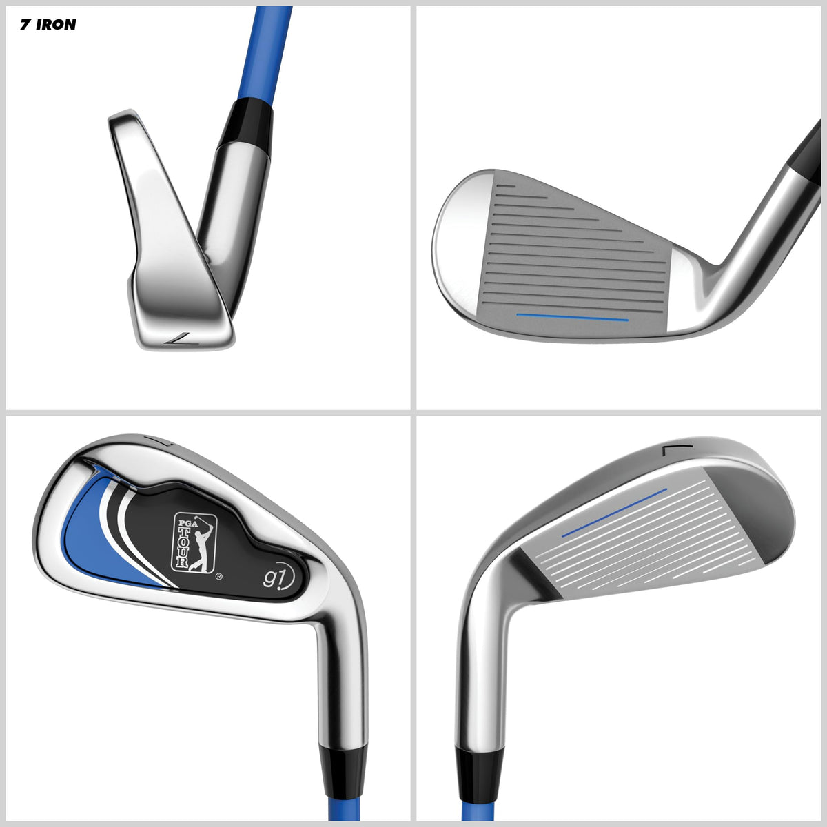 Golfgen PGA Tour GS1 graphite shafts are ultralight for faster, smoother swings.