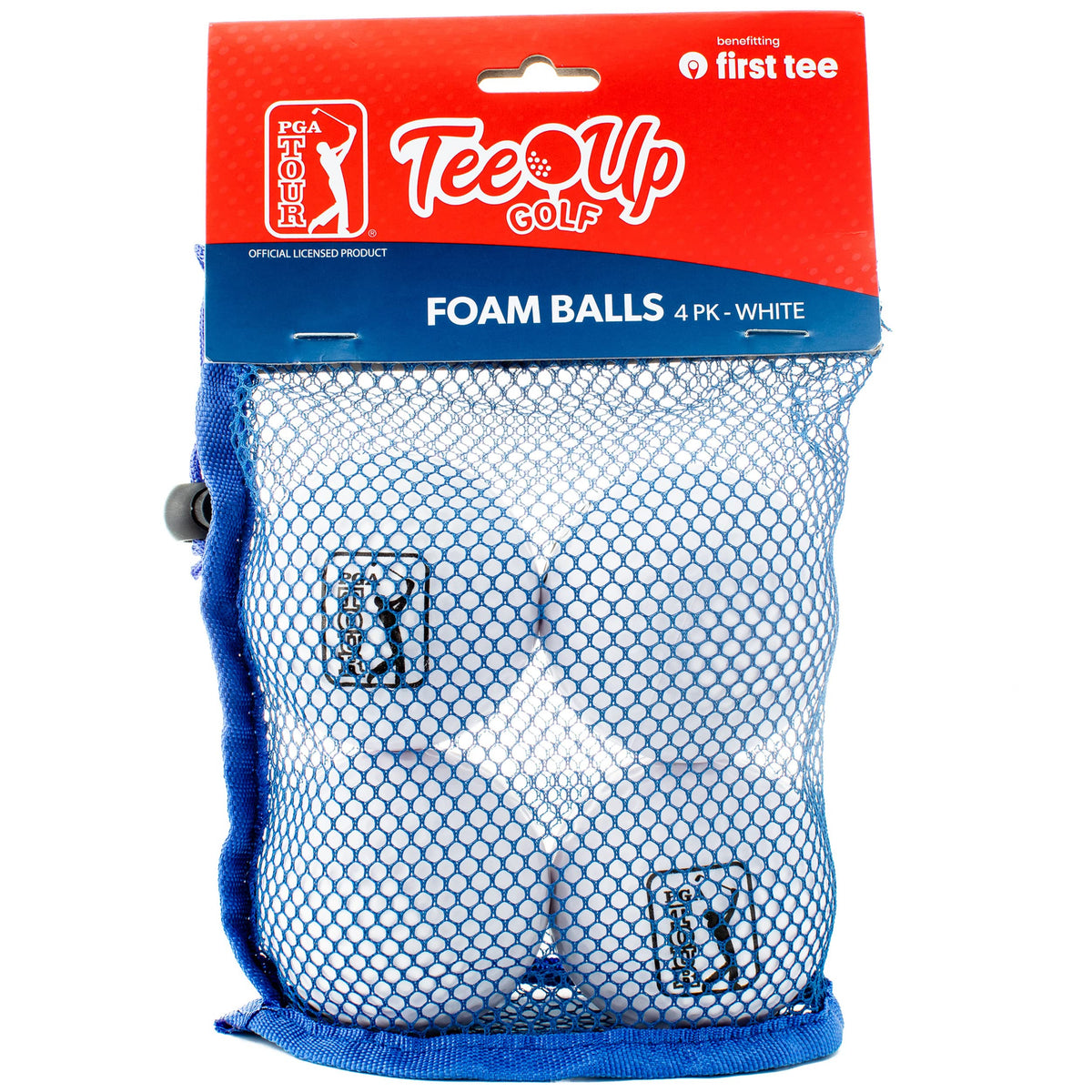 Golfgen PGA Tour foam balls outdoors; reduced flight for safer outdoor drills