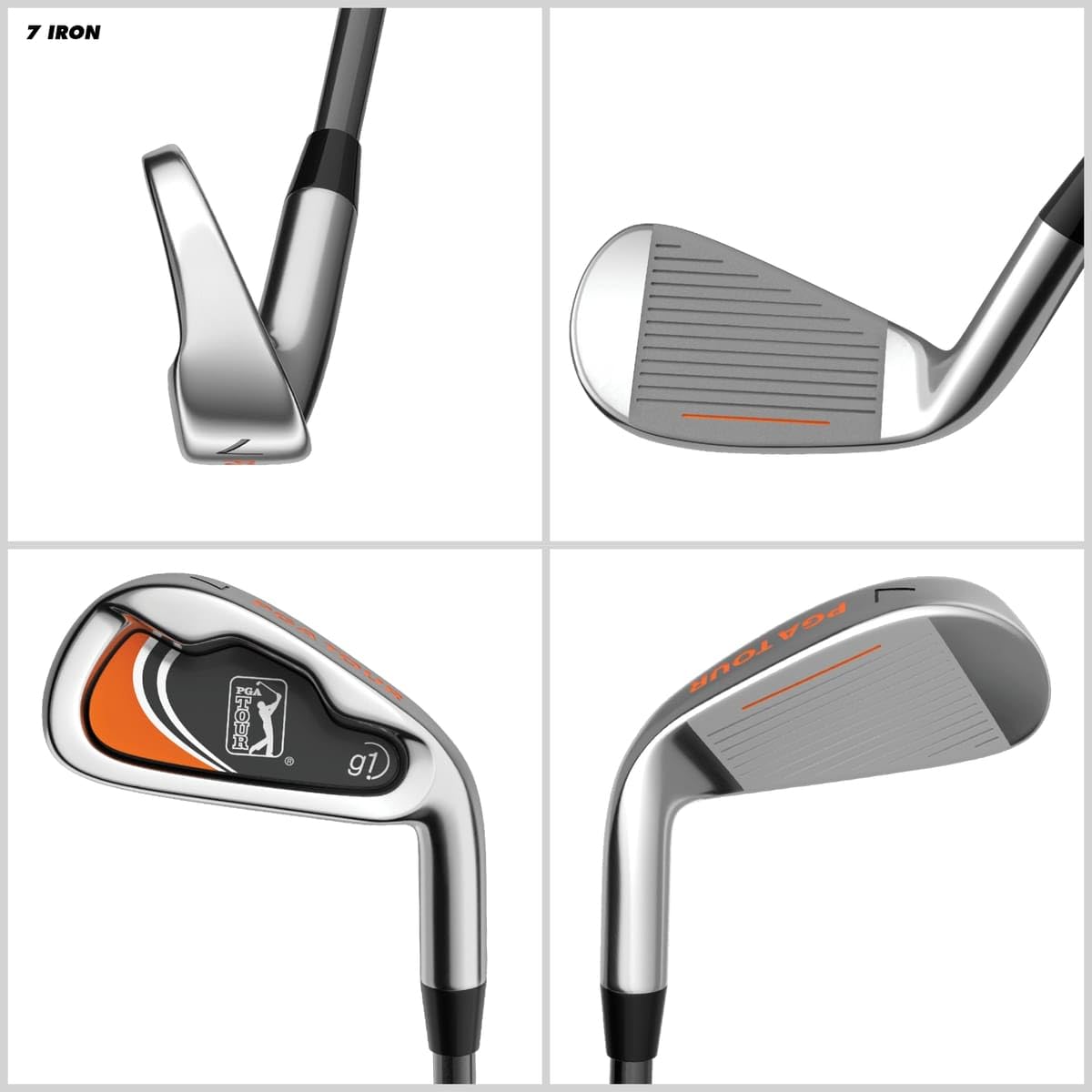 Golfgen PGA Tour Kids 7Iron in-action swing demonstrates easy handling for youth learners