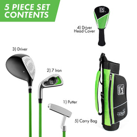 Golfgen PGA Tour kids set 7-iron for forgiving contact and higher shots