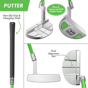 Golfgen PGA Tour kids set lightweight carry bag for simple handling