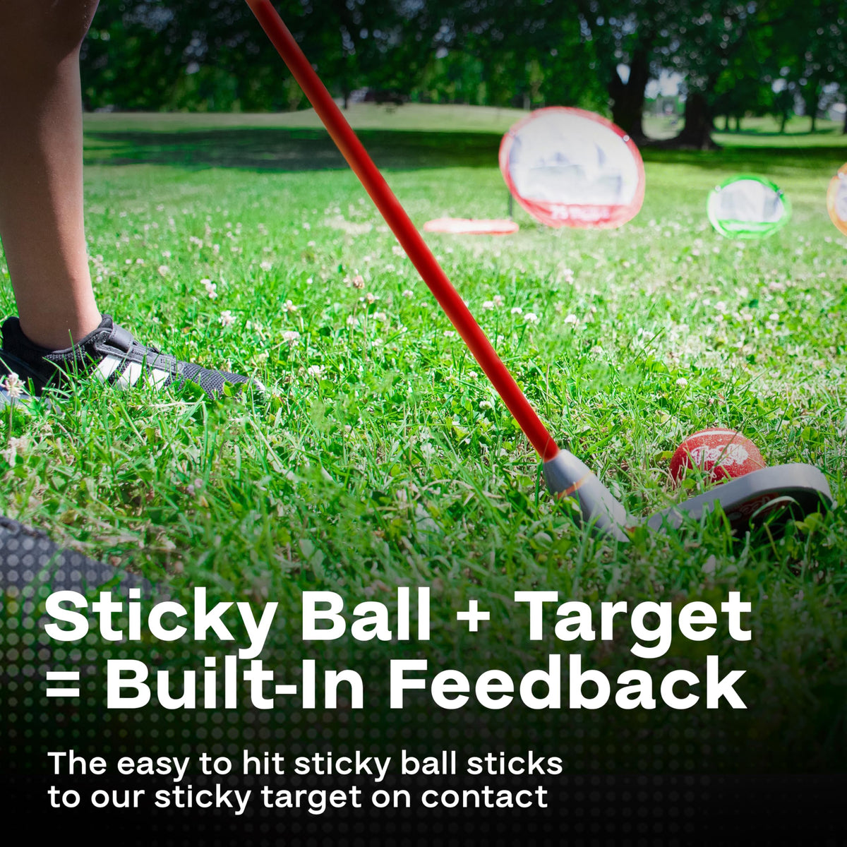 Golfgen Tee-Up set used indoors and outdoors for flexible practice