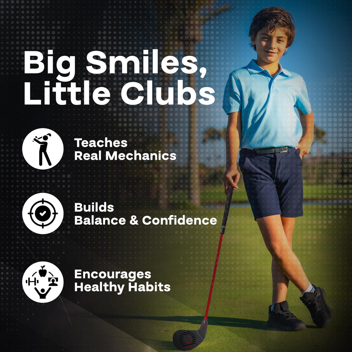Golfgen PGA Tour Tee-Up right-handed setup suitable for beginners