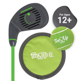 Golfgen PGA TOUR Tee-Up sticky ball on target; improves aiming.