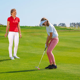 Golfupp set includes two standard double-layer balls for practice
