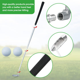 Golfupp putter rod hollow design enhances feel and control during green strokes